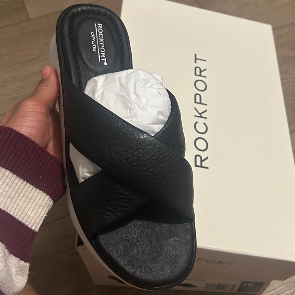 Rockport Band Slide Brand Nee